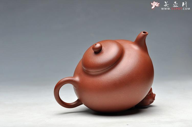 紫砂壶图片：饱满 秀气 做工精致 全手敦古 - 美壶网
