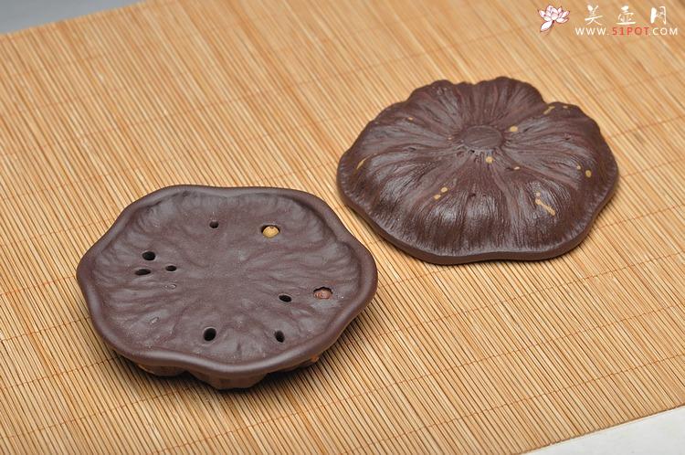 紫砂壶图片：莲子杯垫 养壶垫 壶托 香插 盖托 摆件茶宠 - 美壶网