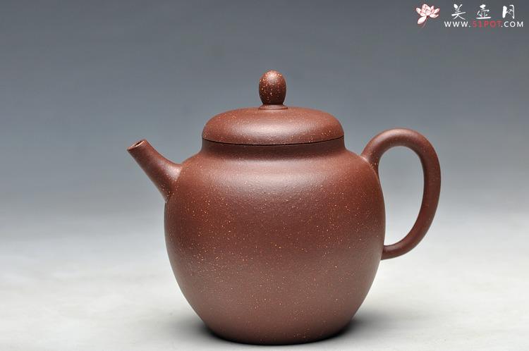 紫砂壶图片：紫玉金砂 质感漂亮 素心 杀茶利器 - 美壶网