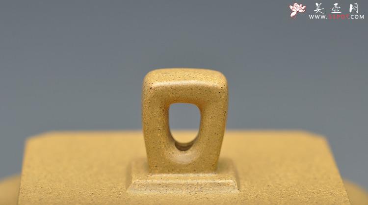 紫砂壶图片：全手镶片 高八方 老味十足 刻绘老辣 - 美壶网