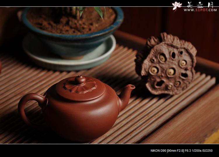 紫砂壶图片：全手一心如意 升级版 见功夫的作品  - 美壶网