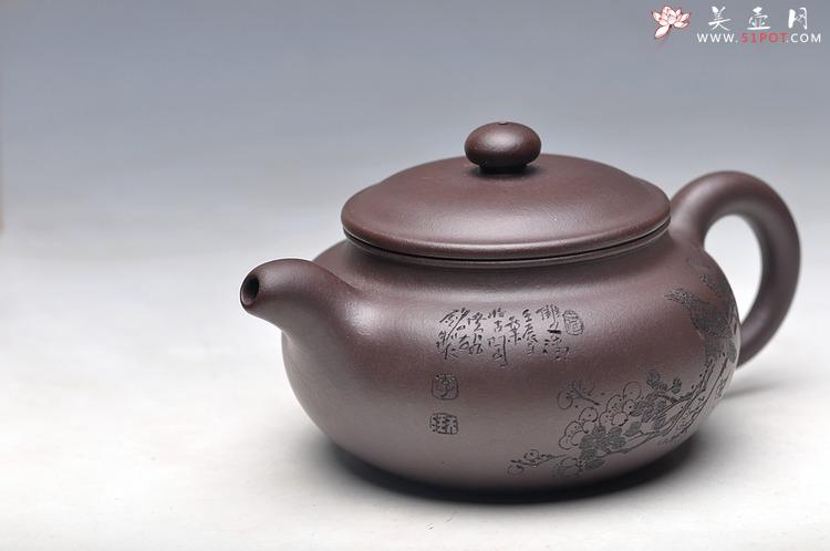 紫砂壶图片：岁月静好 白头偕老 精品老紫泥清水泥降坡泥一套小仿古 - 美壶网