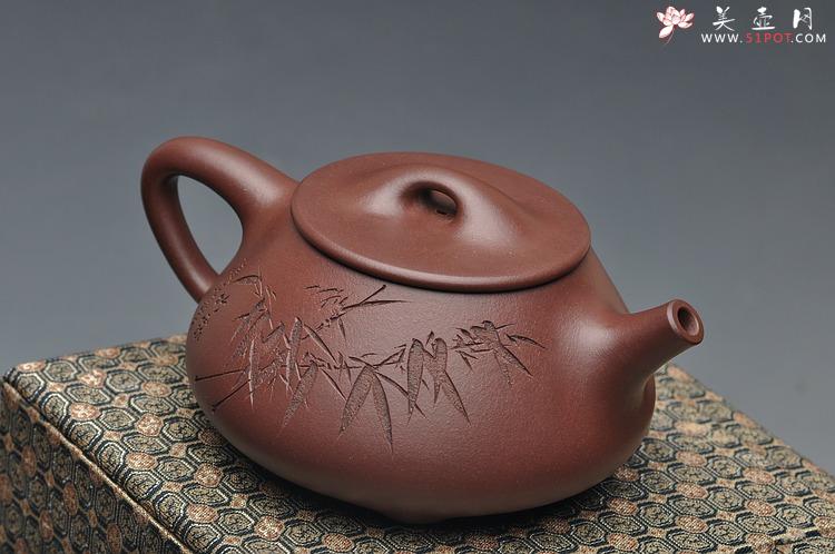 紫砂壶图片：墨生装饰 全手中石瓢 许国卫代表器形 - 美壶网