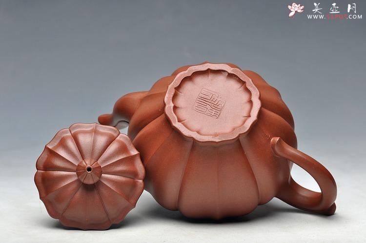 紫砂壶图片：线条流畅 清美之作 筋纹笑樱 - 美壶网