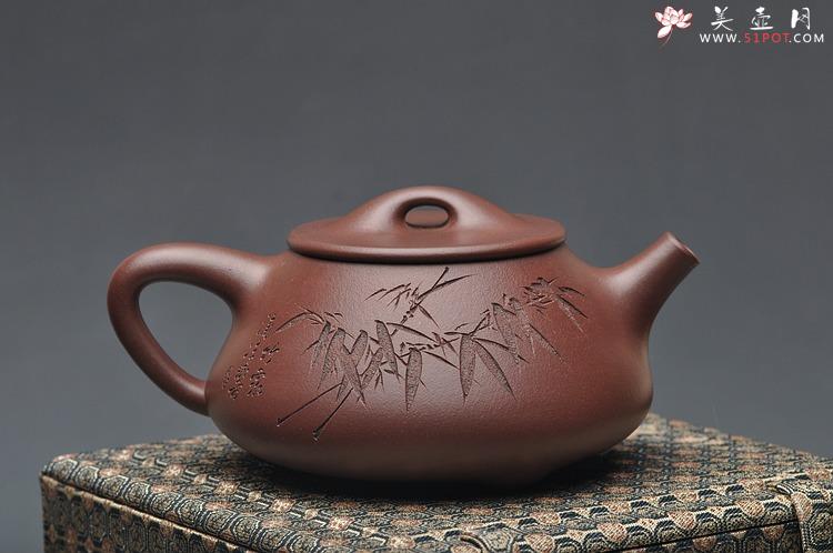 紫砂壶图片：墨生装饰 全手中石瓢 许国卫代表器形 - 美壶网