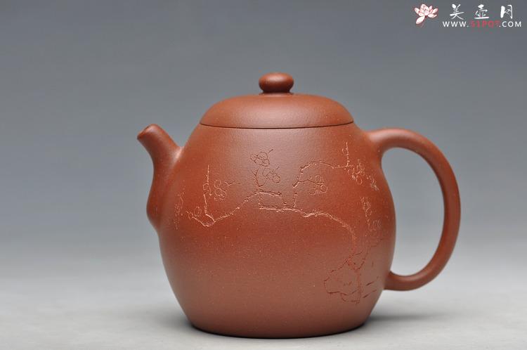 紫砂壶图片:唐彬杰款龙蛋 尹君峰全手新作 挺拔有力 朱砂泥 - 美壶网