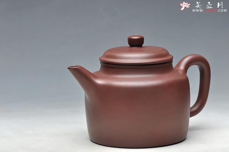 紫砂壶图片：万阗阗摹古全手之作  德厚钟雅 大亨高德中 老紫泥 - 美壶网