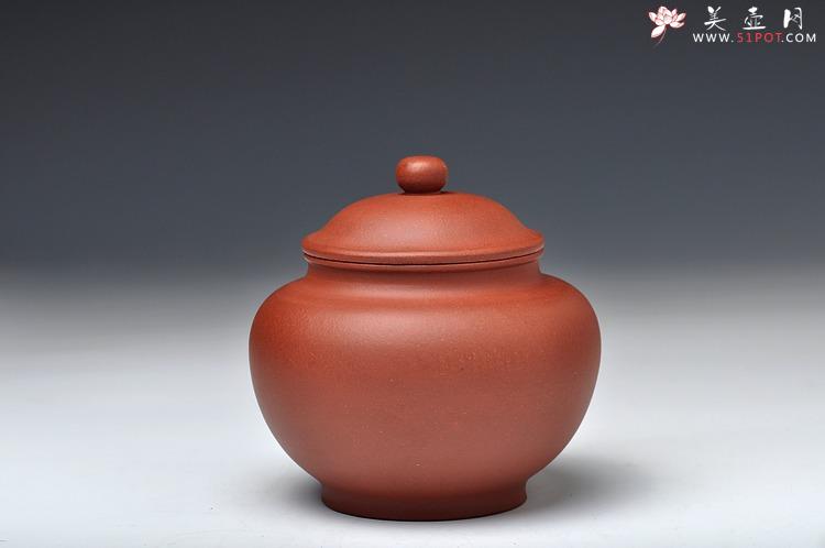 紫砂壶图片：全手茶叶罐 饱满敦厚 年终双节特惠 优质青水泥 - 美壶网