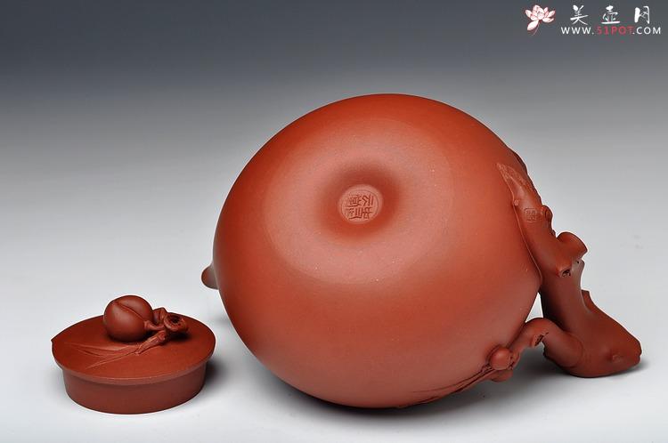 紫砂壶图片：当代宜兴名人录载入 史云棠〖圣桃壶〗920CC紫砂壶 - 美壶网