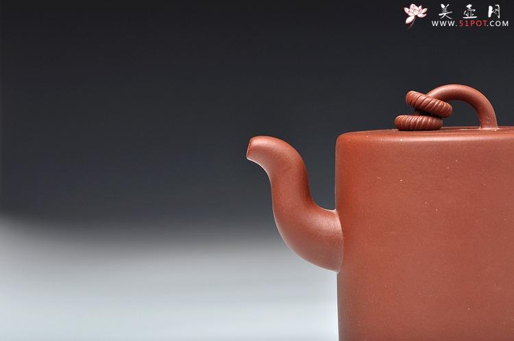 紫砂壶图片：简约而不简单 实力体现 质朴无华 全手夙慧 双圈 - 美壶网