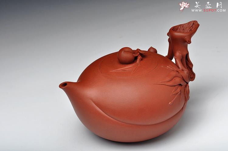 紫砂壶图片：当代宜兴名人录载入 史云棠〖圣桃壶〗920CC紫砂壶 - 美壶网