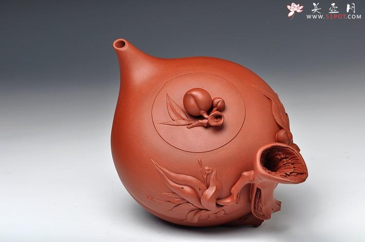 紫砂壶图片：当代宜兴名人录载入 史云棠〖圣桃壶〗920CC紫砂壶 - 美壶网