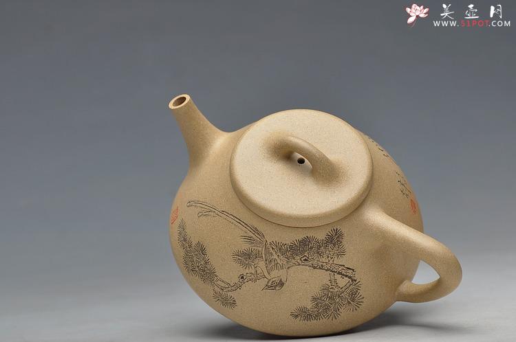 紫砂壶图片：素雅文气 全手子冶石瓢 谭华斌装饰 - 美壶网