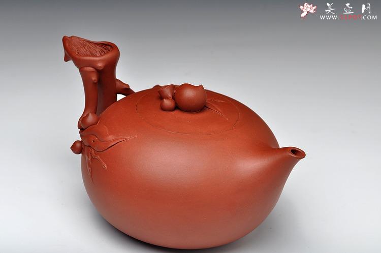 紫砂壶图片：当代宜兴名人录载入 史云棠〖圣桃壶〗920CC紫砂壶 - 美壶网