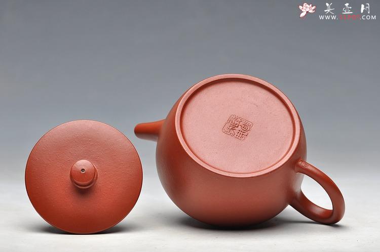 紫砂壶图片：大红袍 全手小圆壶 仅此1件 不接受定做 已出 - 美壶网