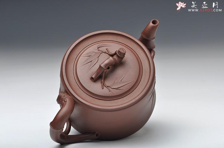紫砂壶图片：方圆堂实力派 许嘉年 全手一段竹 - 美壶网