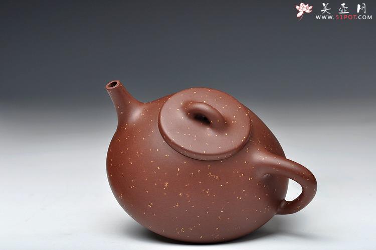 紫砂壶图片：精品代表作 最新力作 全手铺砂大子冶石瓢 - 美壶网