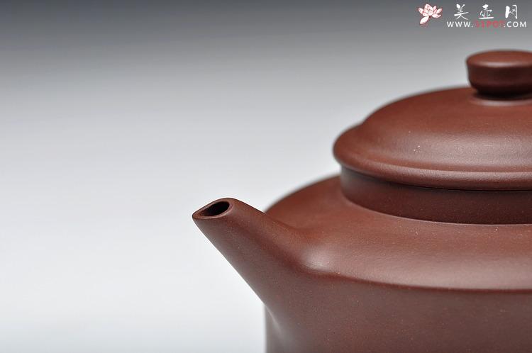 紫砂壶图片：砂料迷人 稳重而优雅 精品 全手玉锺 - 美壶网