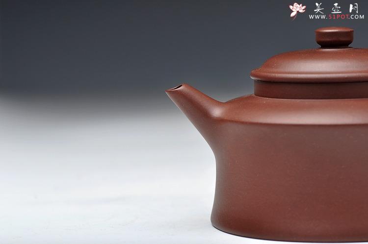 紫砂壶图片：砂料迷人 稳重而优雅 精品 全手玉锺 - 美壶网