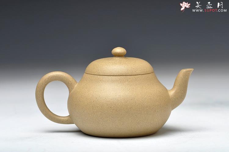 紫砂壶图片：古风耐品 素雅可人 本绿全手小君德 冬日里的小精灵 - 美壶网