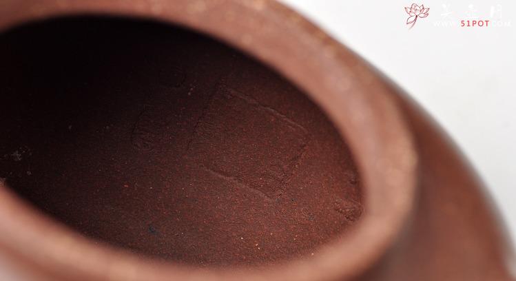 紫砂壶图片：大气浑厚 送礼精品 全手堆龙笑樱 - 美壶网