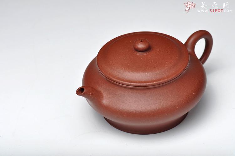 紫砂壶图片：线条挺括 全手高虚扁 本绿和底槽青一对 国助和石装饰 - 美壶网