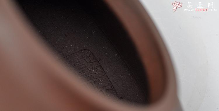 紫砂壶图片:全手工折肩合欢 有难度的 优质老拼紫 - 美壶网