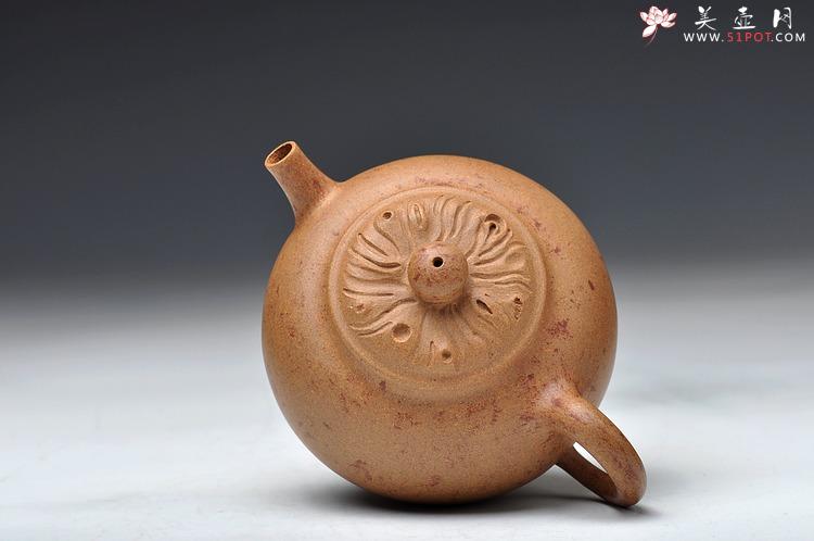 紫砂壶图片：砂美 型美  全手贡珠 蔡岩峰新作 炮管一捺底 - 美壶网