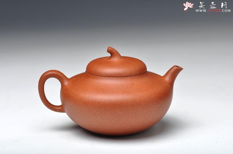 紫砂壶图片：饱满可人 实用 全手玉梨 桂花砂料 - 美壶网