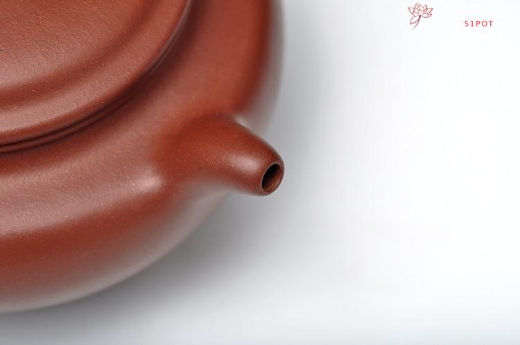 紫砂壶图片：气势挺拔 饱满流畅 精工 全手工大仿古 - 美壶网