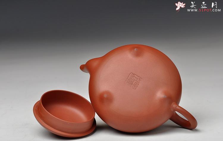 紫砂壶图片：神韵悠长 张弛有度 工整温润 全手三弯石瓢 - 美壶网