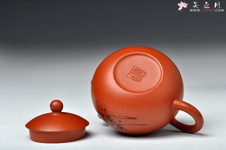 紫砂壶图片：静雅之品 秀气可爱 自品最佳 朱泥小西施 - 美壶网