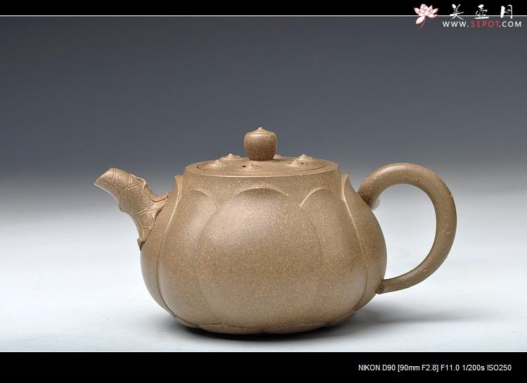 紫砂壶图片：精品之作 宝莲 - 美壶网