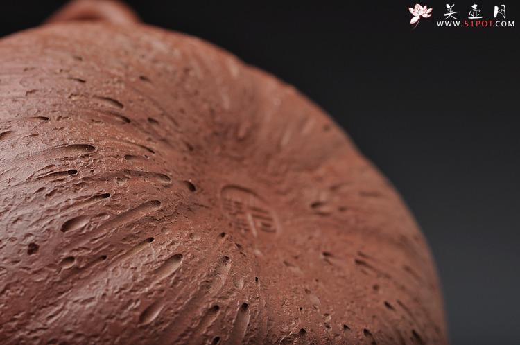 紫砂壶图片：蔡岩峰经典作品 古拙中透灵气 全手工大橘瓜  - 美壶网