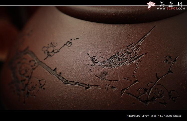 紫砂壶图片：春满玉壶随意酌 子冶石瓢 骨肉均挺 弱水三千只取一瓢 - 美壶网