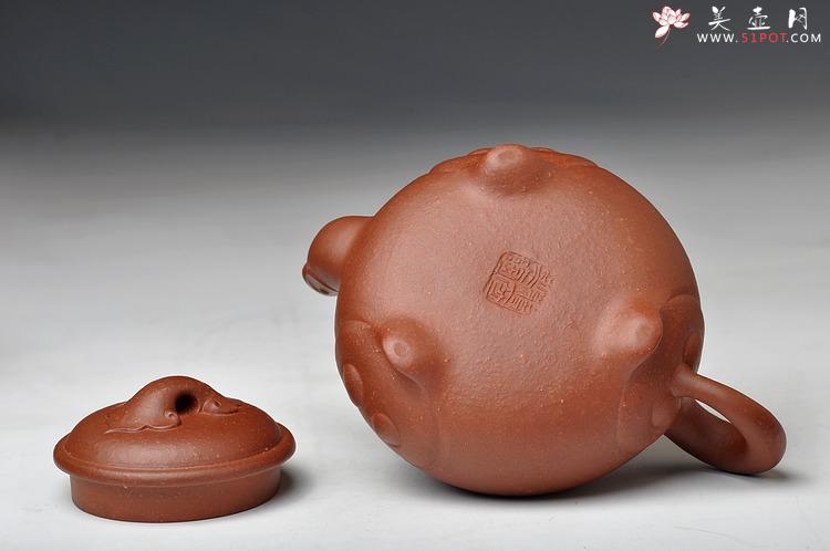 紫砂壶图片：国家级研究员级工艺大师-蒋彦经典原创作品 瑞年如意 - 美壶网