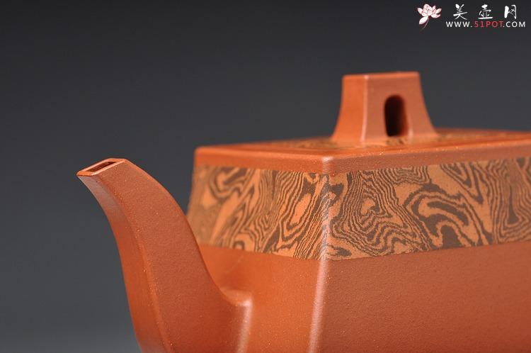 紫砂壶图片：全手胶泥 汉方 - 美壶网