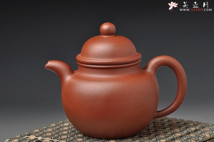 紫砂壶图片：老味十足 全手寿珍掇球 最新力作 俊雅有力道 - 美壶网