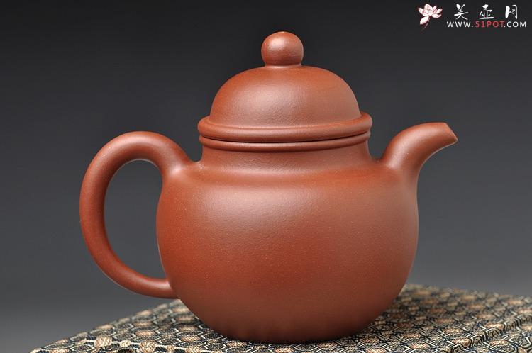 紫砂壶图片：老味十足 全手寿珍掇球 最新力作 俊雅有力道 - 美壶网