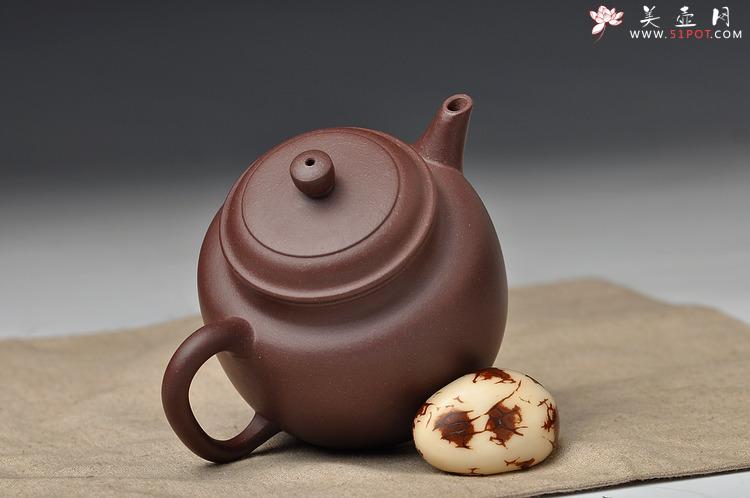 紫砂壶图片：全手剑流德中 小巧实用 - 美壶网