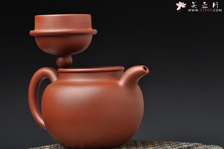 紫砂壶图片：老味十足 全手寿珍掇球 最新力作 俊雅有力道 - 美壶网