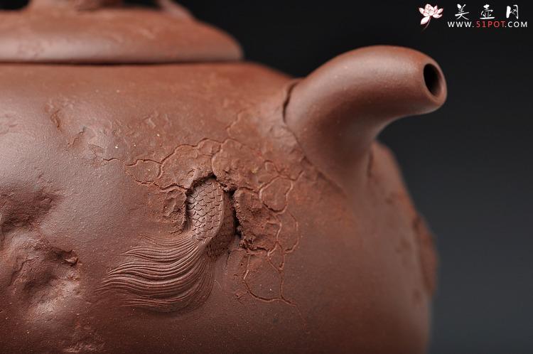 紫砂壶图片：孙金立 全手龙行龚春 精品代表作 丛林系列 - 美壶网
