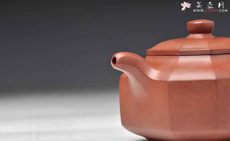 紫砂壶图片：浑厚沉稳 精工佳作  全手聚福八方  - 美壶网