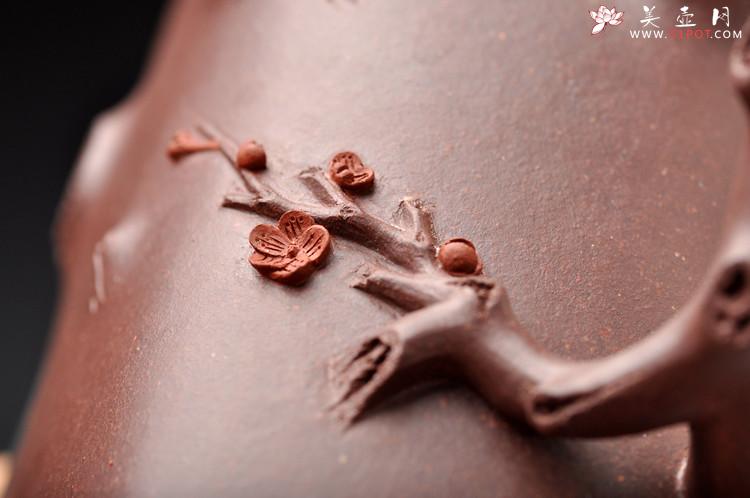 紫砂壶图片： 全手浑方三友  - 美壶网