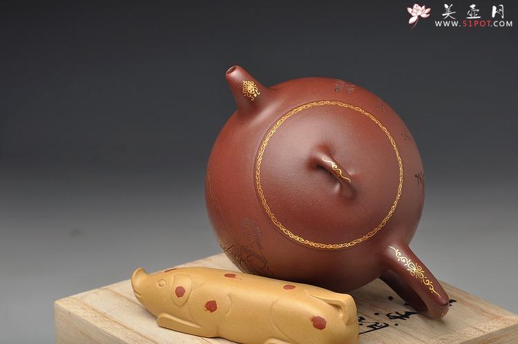 紫砂壶图片：张听刚装饰 仕女 朴素敦厚 大气 优质底槽青 全手大秦权 - 美壶网