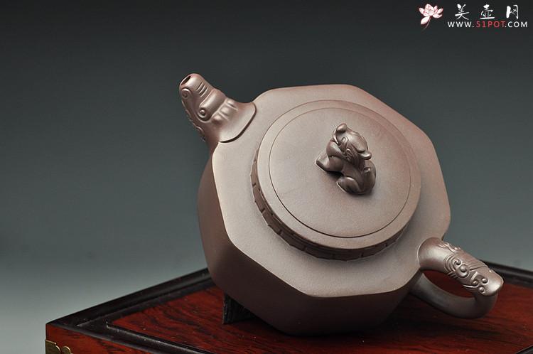 紫砂壶图片：陈进最新力作 大气厚重  全手中华情 送礼精品 - 美壶网