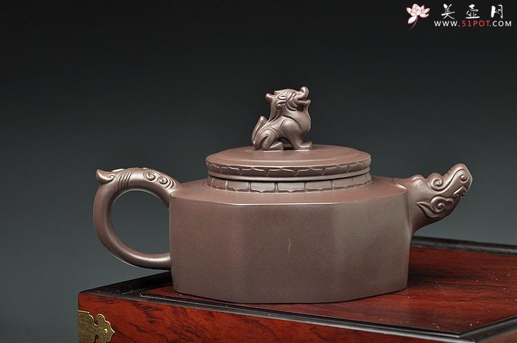 紫砂壶图片：陈进最新力作 大气厚重  全手中华情 送礼精品 - 美壶网