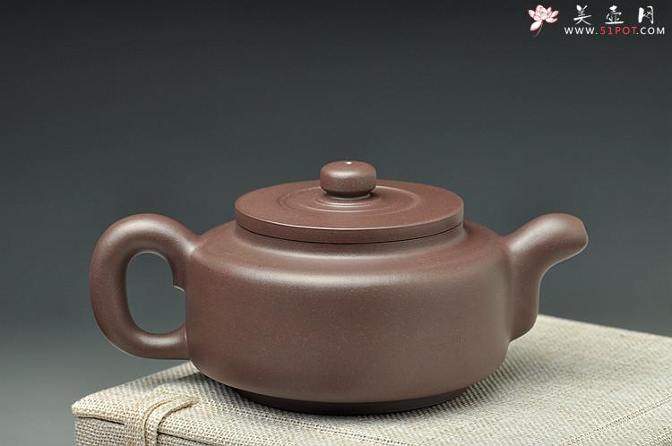 紫砂壶图片：端庄沉稳 内敛 陈进力作 精工紫茄泥   全手德韵 - 美壶网