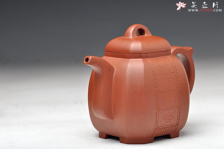 紫砂壶图片：史金妹经典代表作 端庄典雅 全手工八仙过海之八方福壶 - 美壶网