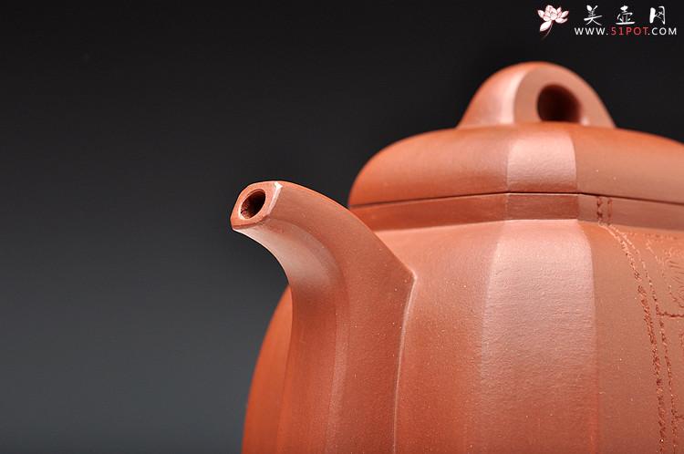 紫砂壶图片：史金妹经典代表作 端庄典雅 全手工八仙过海之八方福壶 - 美壶网